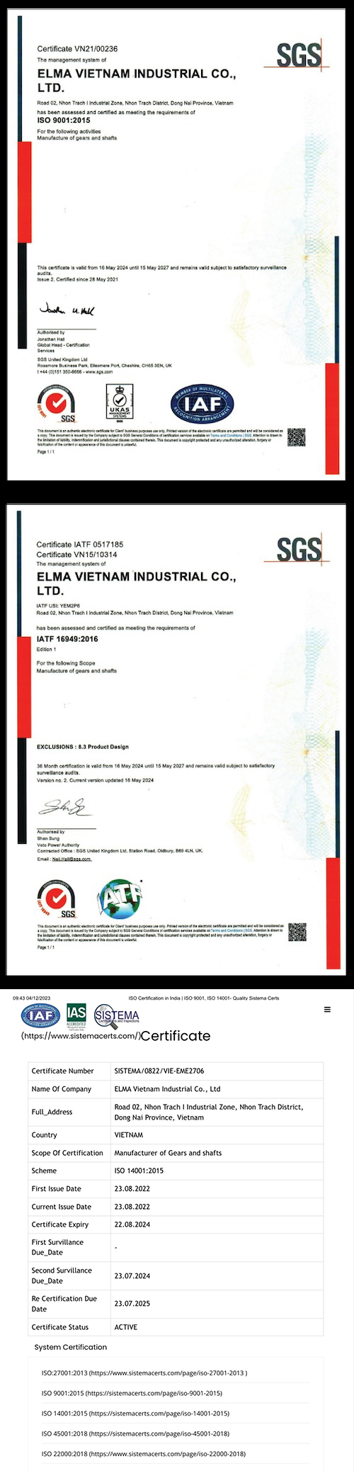 ELMA VIETNAM INDUSTRIAL CO., LTD | Fact-Link Viet Nam