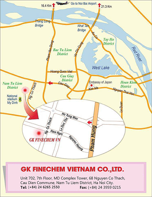 CÔNG TY TNHH GK FINECHEM VIỆT NAM GK FINECHEM VIETNAM CO., LTD. | Fact-Link Viet Nam