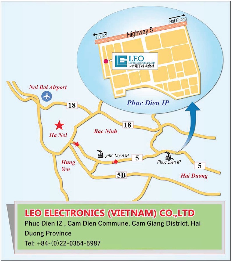 レオ電子ベトナム LEO ELECTRONICS (VIETNAM) LTD | Fact-Link Viet Nam