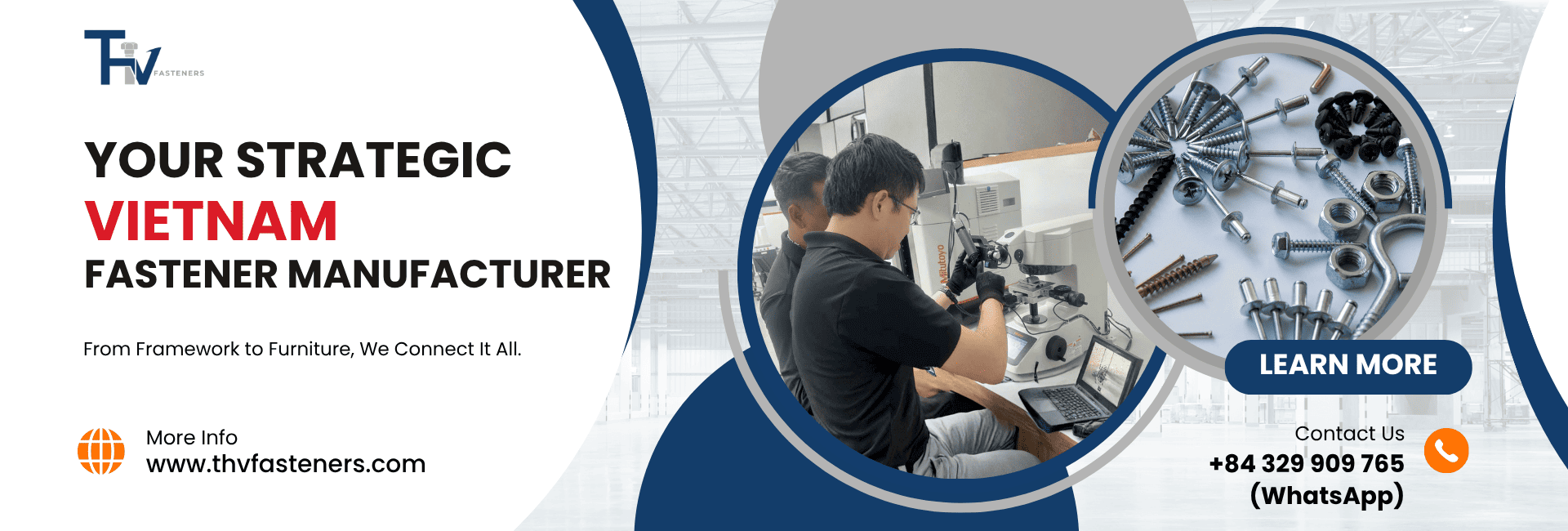 THV Fasteners Vietnam - CÔNG TY TNHH THIÊN HƯỚNG VIỆT THV Fasteners Vietnam - THIEN HUONG VIET COMPANY LIMITED | Fact-Link Viet Nam