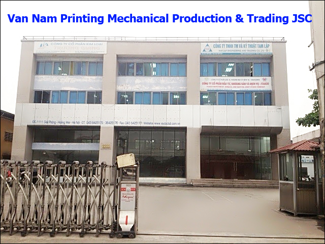 Công ty Cổ Phần TM và SX Cơ Khí Ngành In Vân Nam Van Nam Printing Mechanical Production & Trading JSC | Fact-Link Viet Nam